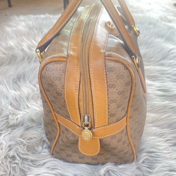 VINTAGE GUCCI BOSTON LEATHER HANDBAG - Picture 4 of 15